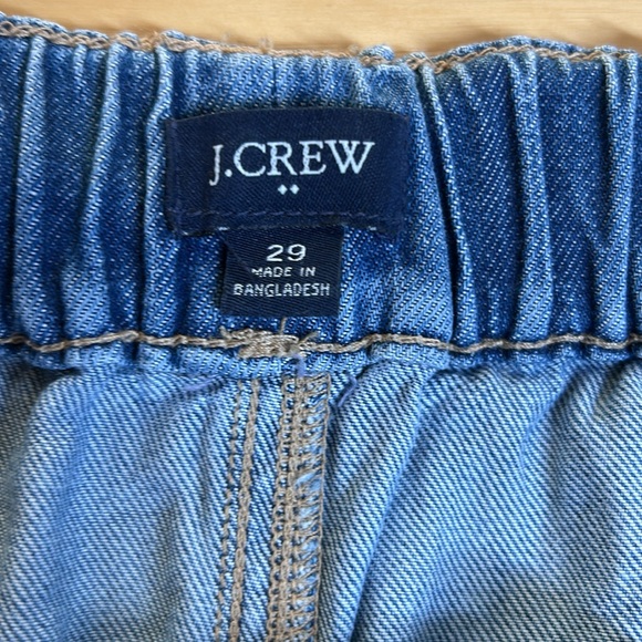 J. Crew Stretchy Waistband 100% Cotton Ankle Jeans | Size 29 - Picture 6 of 8